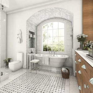 Salle de bain carrelage