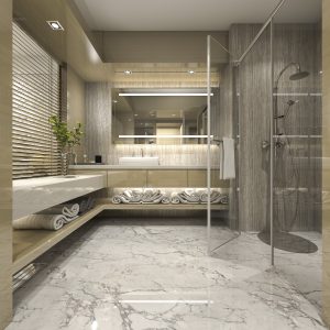 Salle de bains rendu
